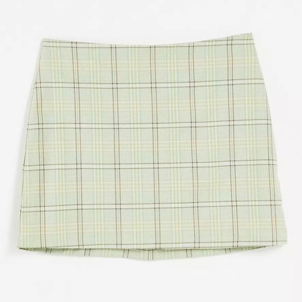 Monki Checkered Mini Skirt